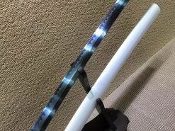 Blue Acid Dye Battle Ready Katana Sword T10 Clay Tempered Steel
