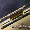 Chinese Jian Sword 1060 Carbon Steel With Ebony Wood Saya
