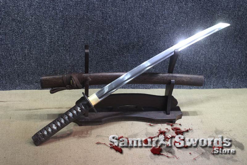 Details about   Japan Ninja Sword Samurai Wakizash Katana Sharp Clay Tempered T10 Steel Handmade 