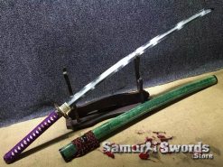 Katana-Sword-Damascus-Steel-Clay-Tempered-with-Hadori-Polish007