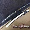 Nagamaki Sword 1060 Carbon Steel With White Saya