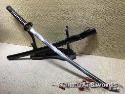 Samurai Katana 1060 Carbon Steel with Black Saya