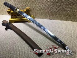 T10-Clay-Tempered-Steel-Wakizashi-Sword-005