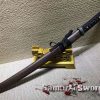 T10 Clay Tempered Steel Wakizashi Sword  With Rosewood Saya