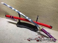 Tactical Katana Sword T10 Clay Tempered Steel