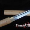 Tanto Knife 1060 Carbon Steel With Bamboo Wood Saya