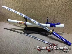 9260 Spring Steel Samurai Katana Sword with Phoenix Saya