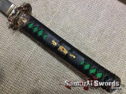 Black Ito wrap with green ray skin