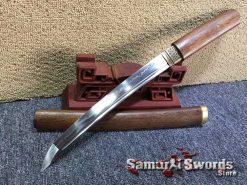 Tanto Blade T10 Clay Tempered Steel with Rosewood Saya