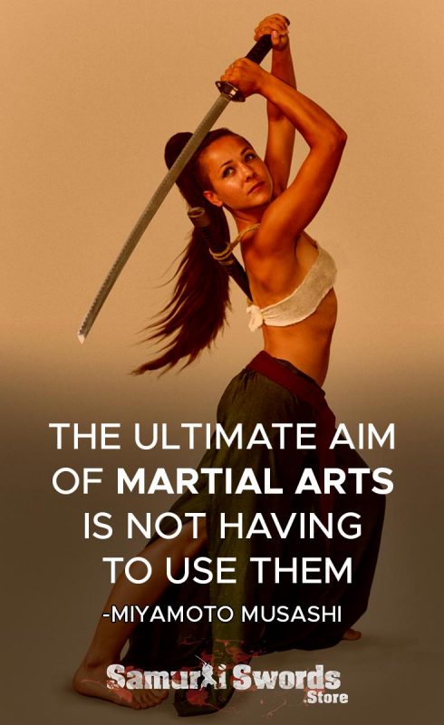 The ultimate aim of martial arts is not having to use them. - Miyamoto Musashi