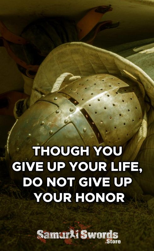 Though you give up your life