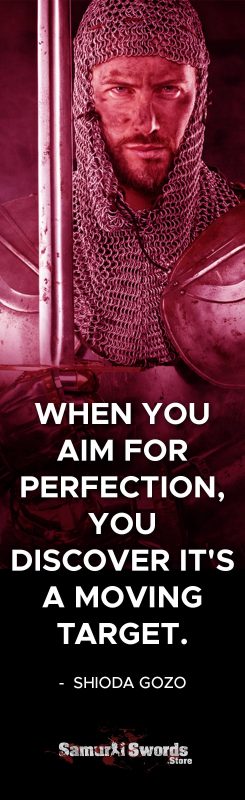 When you aim for perfection