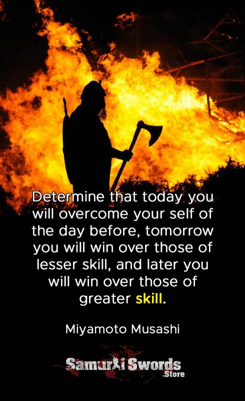 Determine that today you will overcome your self of the day before