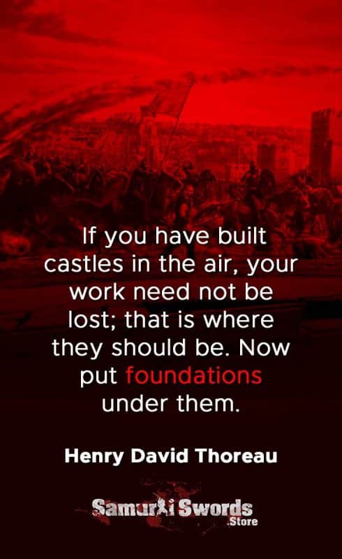 If you have built castles in the air