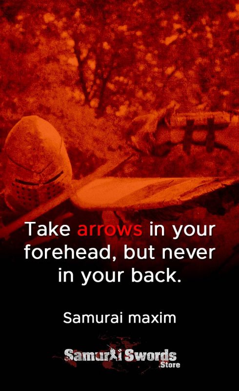 Take arrows in your forehead