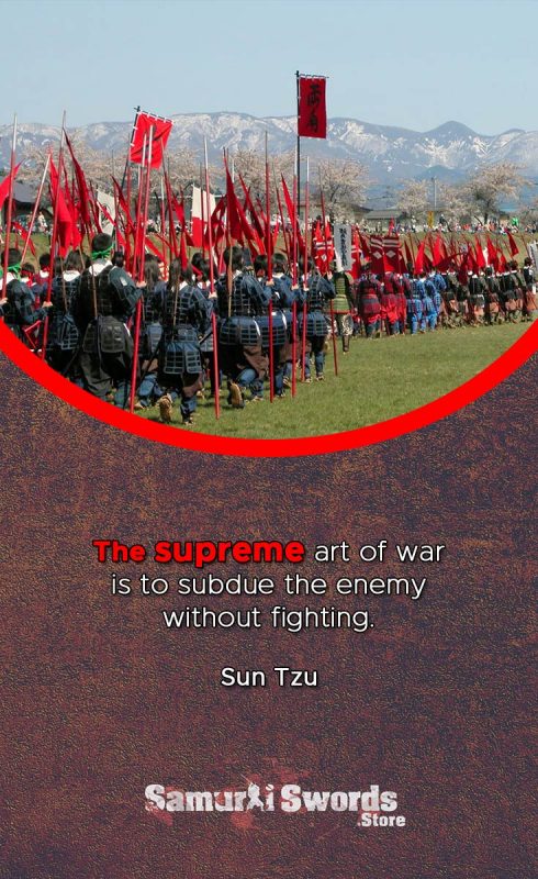 The supreme art of war is to subdue the enemy without fighting. - Sun Tzu