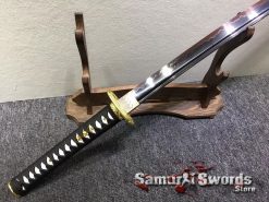 Battle Ready Katana Samurai Sword T10 Clay Tempered Steel with Black and Red Blade (12)