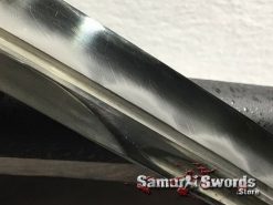 Battle Ready Katana Sword T10 Folded Clay Tempered Steel with Feather Hadori Polish (3)