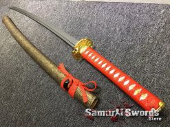 Katana Sword 1060 Carbon Steel Chinese Scroll Work Saya (3)