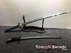 Katana Sword T10 Folded Clay Tempered Steel with Feather Hadori Polish (4)