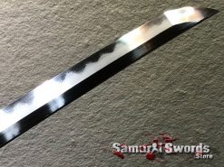 Katana Sword T10 Folded Clay Tempered Steel with Hadori Polish Hand Carved Pelican Saya (9)