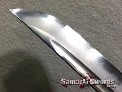 Katana T10 Folded Clay Tempered Steel with Hadori Polish Black Engraved Dragon Saya (14)