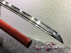 Katana and Wakizashi Sword Set T10 Folded Clay Tempered Steel (12)