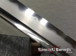 Nagamaki T10 Folded Clay Tempered Steel with Hadori Polish Rosewood Saya (8)