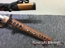 Samurai Katana Sword T10 Folded Clay Tempered Steel with Feather Hadori Polish (3)