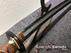 Samurai Katana Sword T10 Folded Clay Tempered Steel with Feather Hadori Polish (8)