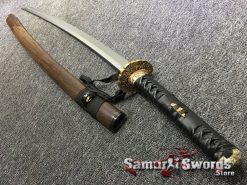 Samurai Katana T10 Folded Clay Tempered Steel with Hadori Polish Rosewood Saya With Buffalo Horn (10)