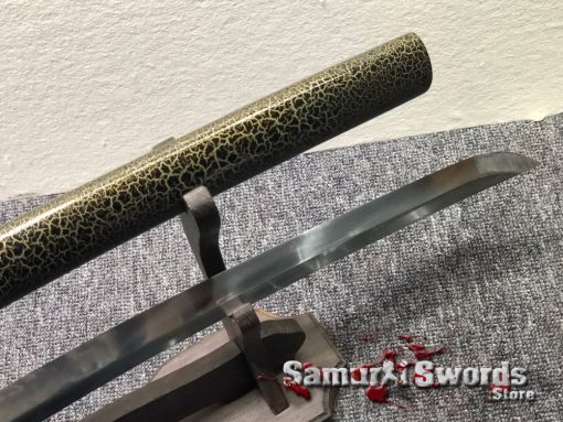 Details about   Leather Saya Japanese Wakizashi Dao Sword Samurai Katana Sharp T1095Carbon Steel 