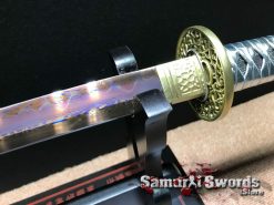 Samurai Katana Sword with Purple Blade