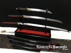 Battle ready samurai sword set
