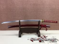 Handmade Samurai Katana Sword T10 Folded Clay Tempered Steel