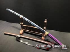 Samurai Katana sword with blue blade