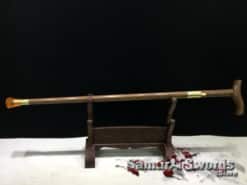 Sword Cane 1095 Folded Steel with Rosewood Saya (8)