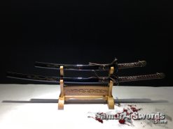 Battle-Ready Samurai Katana and Wakizashi