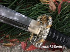 Folded Steel Japanese Katana Sword