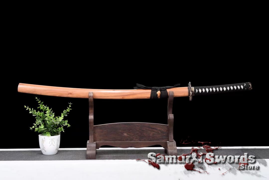Katana Sword with Natural Bamboo Saya