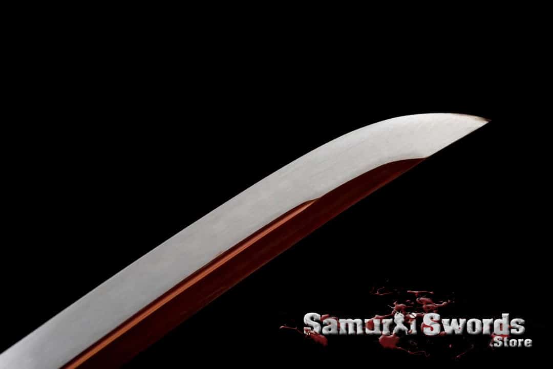 Nagamaki Sword with Red Blade