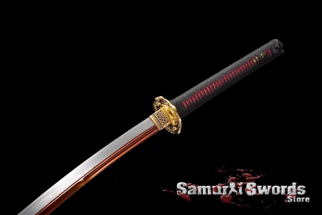 Red Blade Nagamaki Sword